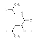 Urea, 1, 3-bis (2-chloropropyl)-1-nitroso- structure