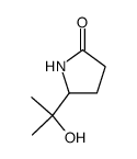 (S)-5-(1-Hydroxy-1-methylethyl)-2-pyrrolidinone结构式