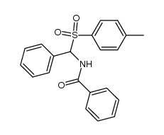 N-[α-(p-Toluolsulfonyl)-benzyl]-benzamid Structure