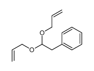 2,2-bis(prop-2-enoxy)ethylbenzene Structure