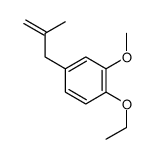 Benzene, 1-ethoxy-2-methoxy-4-(2-methyl-2-propenyl)- (9CI) structure