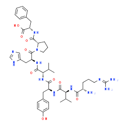 (Val4)-Angiotensin III Structure