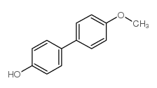 4-HYDROXY-4'-METHOXYBIPHENYL Structure