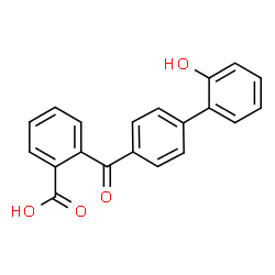 2-[4-(2-Hydroxyphenyl)benzoyl]benzoic acid Structure