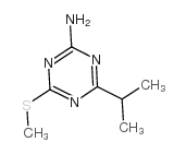 4-Isopropyl-6-(methylthio)-1,3,5-triazin-2-amine structure