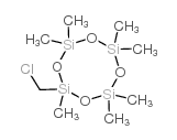 Chloromethylheptamethylcyclotetrasiloxane Structure