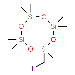 2-(Iodomethyl)-2,4,4,6,6,8,8-heptamethylcyclooctanetetrasiloxane Structure