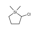 2-chloro-1,1-dimethyl-1-silacyclopentane Structure