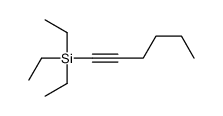 triethyl(hex-1-ynyl)silane结构式