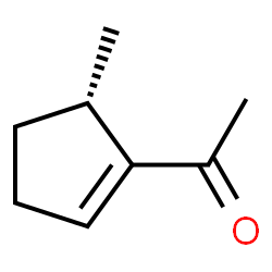 Ethanone, 1-[(5S)-5-methyl-1-cyclopenten-1-yl]- (9CI) Structure