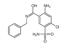 2-amino-N-benzyl-4-chloro-5-sulphamoylbenzamide Structure