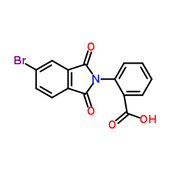 2-(5-Bromo-1,3-dioxo-1,3-dihydro-2H-isoindol-2-yl)benzoic acid结构式