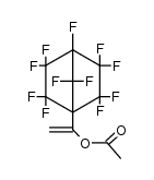 α-(perfluoro bicyclo{2.2.1}heptyl) acetic acid vinylester Structure