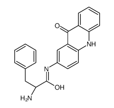 N-(L-Phenylalanyl)-2-aminoacridone结构式