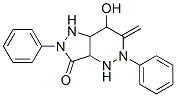 1,2,3a,4,5,6,7,7a-Octahydro-7-hydroxy-6-methylene-2,5-diphenyl-3H-pyrazolo[4,3-c]pyridazin-3-one结构式