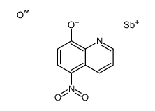 (5-nitroquinolin-8-yl)oxy-oxostibane Structure