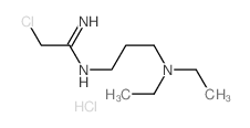 2-chloro-N-(3-diethylaminopropyl)ethanimidamide Structure