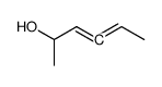 1-methyl-2,3-pentadien-1-ol结构式