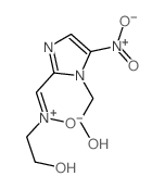 2-(((1-(2-Hydroxyethyl)-5-nitro-1H-imidazol-2-yl)methylene)(oxido)amino)ethanol Structure