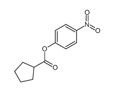 4-nitrophenyl cyclopentanecarboxylate Structure