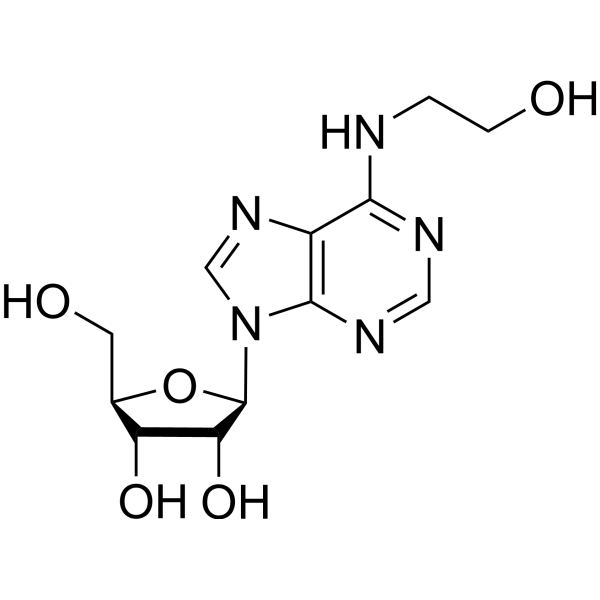 N6-(2-羟乙基)腺苷结构式