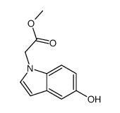 methyl 2-(5-hydroxyindol-1-yl)acetate Structure