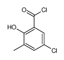 Benzoyl chloride, 5-chloro-2-hydroxy-3-methyl- (9CI) structure