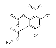 trinitrophloroglucinol, lead salt Structure