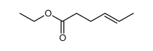 4-Hexenoic acid ethyl ester Structure