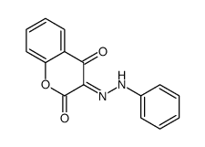 3-(phenylhydrazinylidene)chromene-2,4-dione Structure