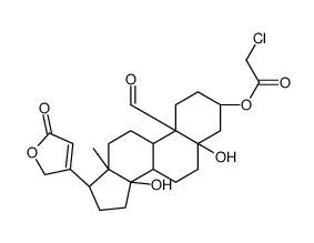 [(3S,5S,10S,13R,14S)-10-formyl-5,14-dihydroxy-13-methyl-17-(5-oxo-2H-furan-3-yl)-2,3,4,6,7,8,9,11,12,15,16,17-dodecahydro-1H-cyclopenta[a]phenanthren-3-yl] 2-chloroacetate Structure