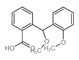 Benzoic acid,2-[methoxy(2-methoxyphenyl)methyl]- Structure