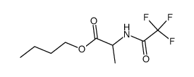 n-Butyl-N-(trifluoroacetyl)alanine Structure