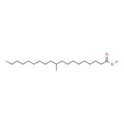 10-Methylnonadecanoic acid methyl ester结构式