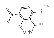 2,6-dimethoxy-3-nitrobenzoic acid Structure