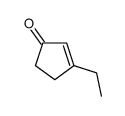 3-ethylcyclopent-2-en-1-one结构式