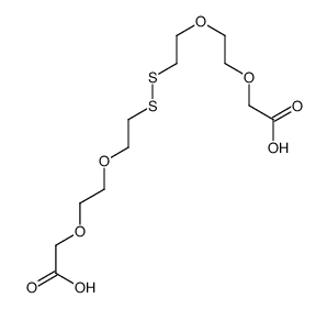 2-[2-[2-[2-[2-(carboxymethoxy)ethoxy]ethyldisulfanyl]ethoxy]ethoxy]acetic acid结构式