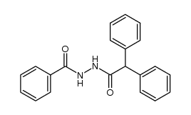 N'-(2,2'-dipehnylacetyl)benzohydrazide结构式