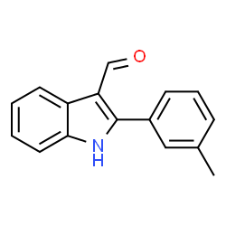 1H-Indole-3-carboxaldehyde,2-(3-methylphenyl)-(9CI)结构式