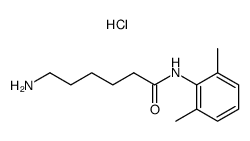 6-Amino-hexanoic acid (2,6-dimethyl-phenyl)-amide; hydrochloride结构式