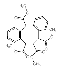 tetramethyl 5,10,11,12-tetrahydrodibenzo[2,1-b:2',1'-f][8]annulene-5,10,11,12-tetracarboxylate结构式