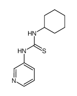 1-cyclohexyl-3-(3-pyridyl)-2-thiourea Structure