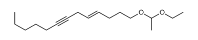 (E)-(1-ethoxyethoxy)tridec-4-en-7-yne Structure