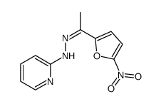 5-Nitro-2-acetylfuran-2-pyridylhydrazon结构式