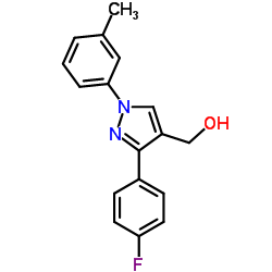 (3-(4-FLUOROPHENYL)-1-M-TOLYL-1H-PYRAZOL-4-YL)METHANOL structure