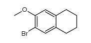 3-bromo-5,6,7,8-tetrahydronaphthalen-2-yl methyl ether Structure