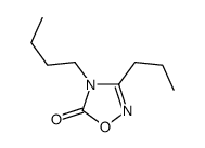 4-butyl-3-propyl-1,2,4-oxadiazol-5-one结构式