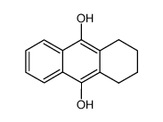 1,2,3,4-tetrahydro-anthracene-9,10-diol Structure