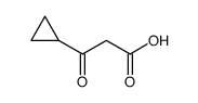 3-cyclopropyl-3-oxopropanoic acid structure