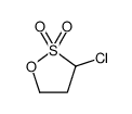 3-chlorooxathiolane 2,2-dioxide Structure